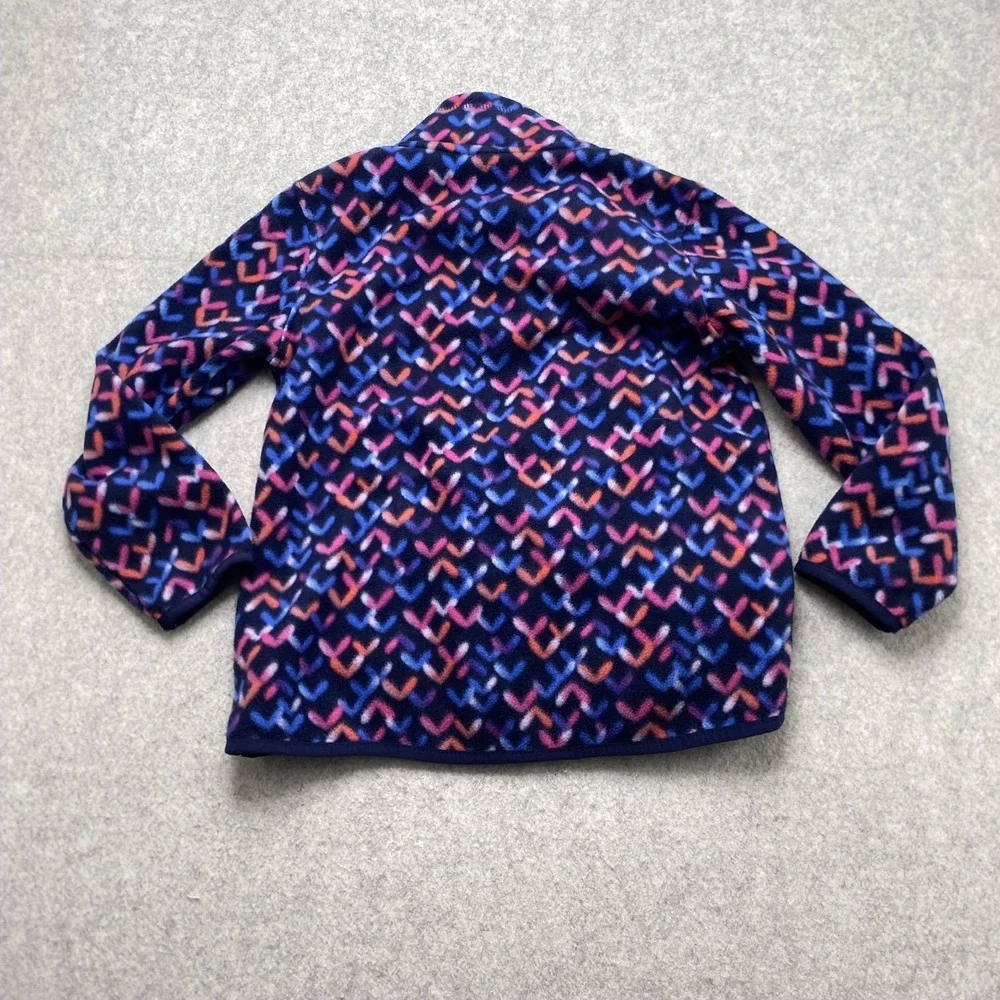 Eddie Bauer Kids M 10-12 Multicolor Fleece 1/4 Zip Pullover Jacket 832LK618